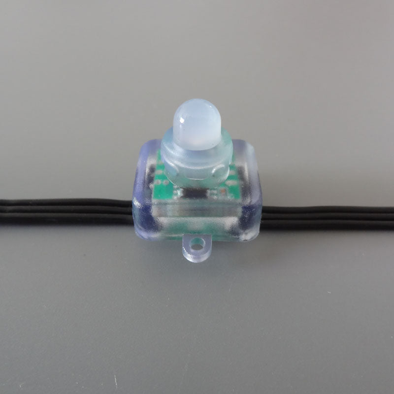 12V RGB Pixels Square Node xConnect Holiday Lighting 18AWG Black Wire xLights