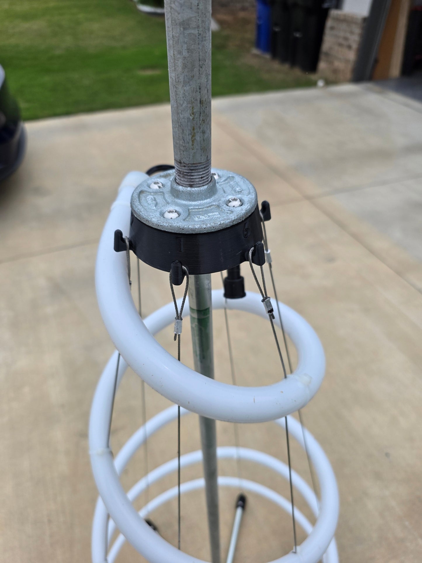 Printed Parts Only - LED Neon Tube Spiral Tree | 4ft Tall
