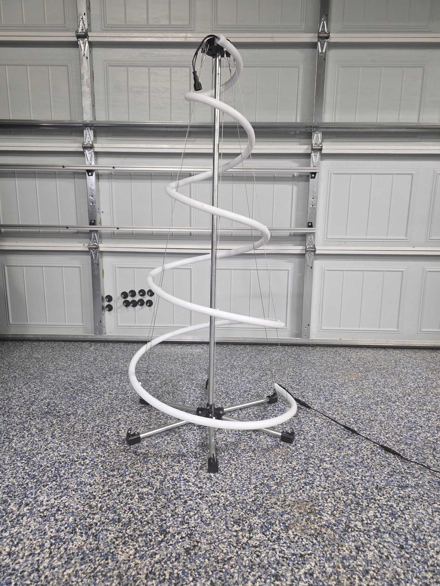 Printed Parts Only - LED Neon Tube Spiral Tree | 4ft Tall