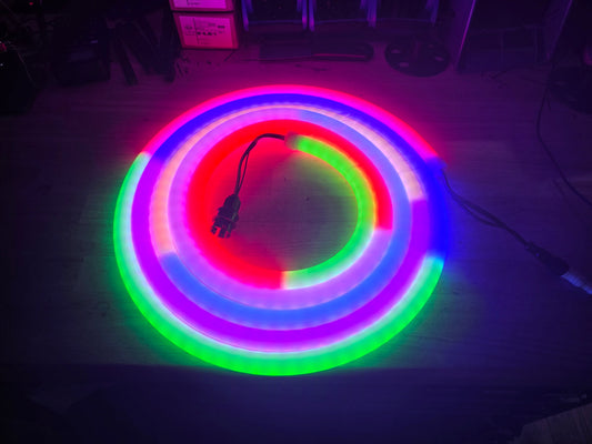 PiXel Paradise USA WS2815 Individually Addressable Neon Tube Light | White or Black | 5m Long