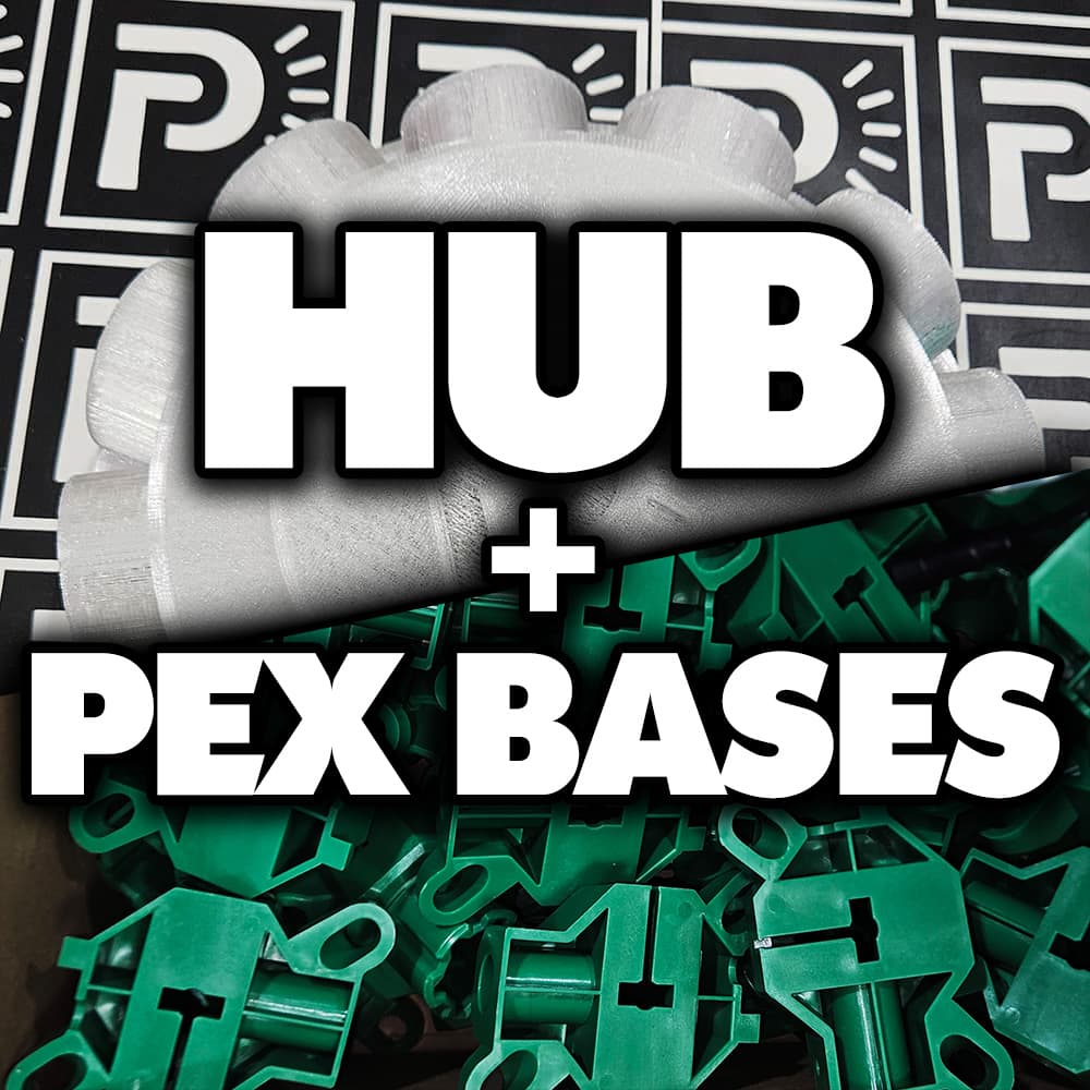 Pixel Paradise iglow Hub for 1" PEX