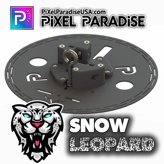 Snow Leopard™ Steel Mega Tree Topper