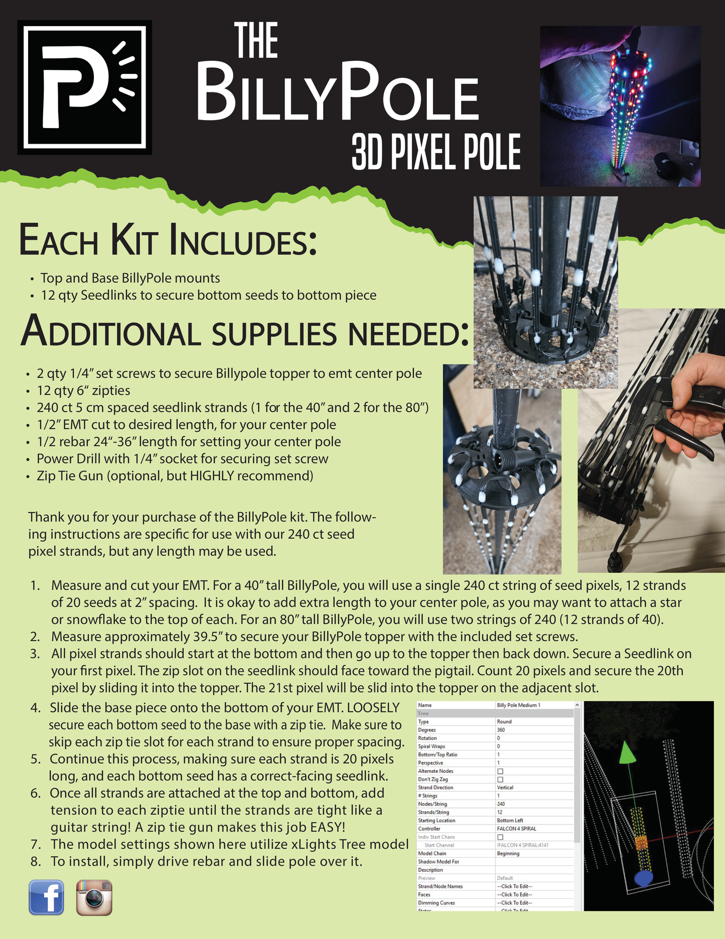 BillyPole™ Pixel Pole for Seed Pixels