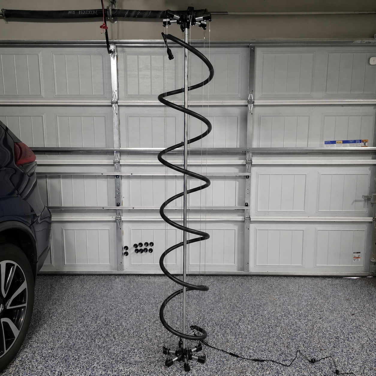 Printed Parts Only - LED Neon Tube Spiral Pole | 6ft Tall