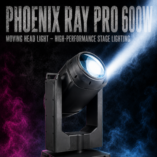 Phoenix Ray Pro 600W Moving Head Light – High-Performance Stage Lighting