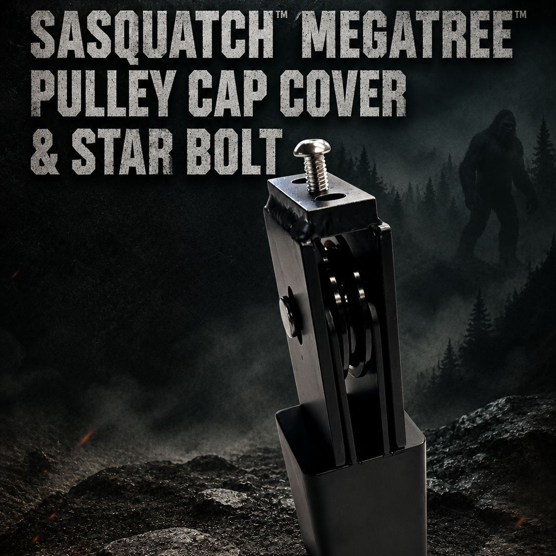✨ Sasquatch™ MegaTree™ Pulley Cap Cover & Star Bolt - Secure Your MegaTree Topper with Ease
