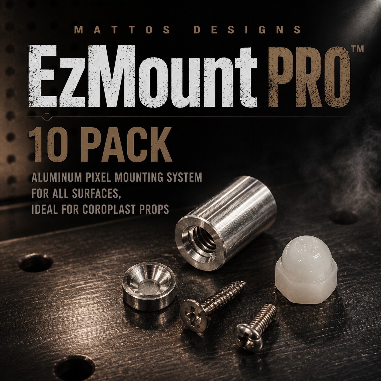 EzMount PRO 10-Pack | Aluminum Pixel Mount for Coroplast – Pixel Now