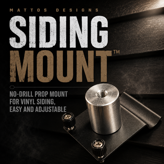 Siding Mount™ – No-Drill Prop Mount for Vinyl Siding, Easy and Adjustable