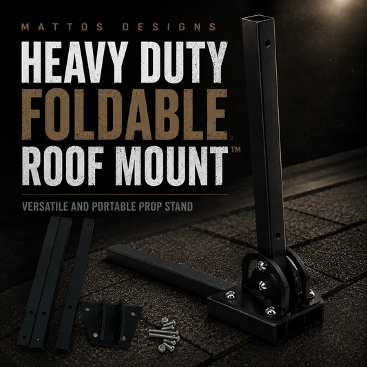 🏗️ Heavy Duty Foldable Roof Mount™ – Versatile and Portable Prop Stand 🛠️