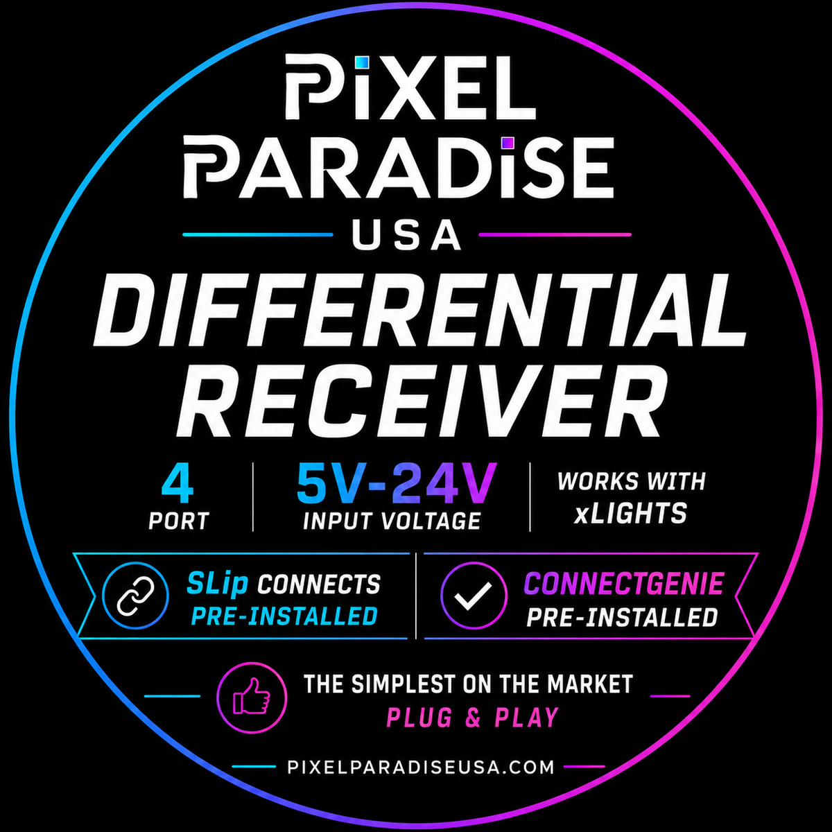 PiXel Paradise USA Standard DIfferential Receiver