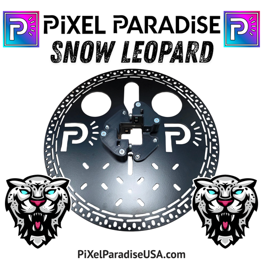 Snow Leopard™ Steel Mega Tree Topper
